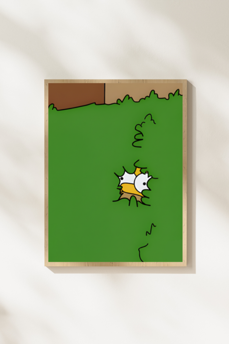 Homer in the Bush – Printable Wall Art Set