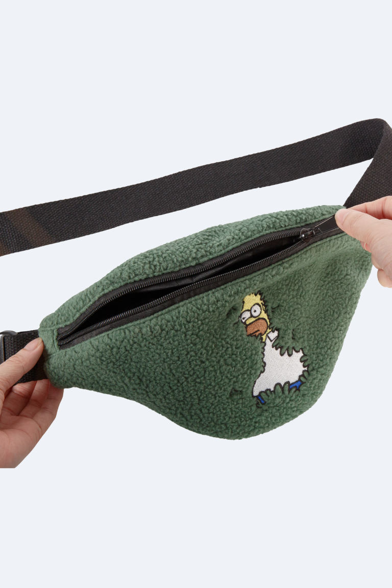 Homer in the Bushes Fanny Pack