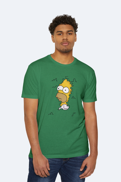 Homer Bushes Unisex Green T-Shirt