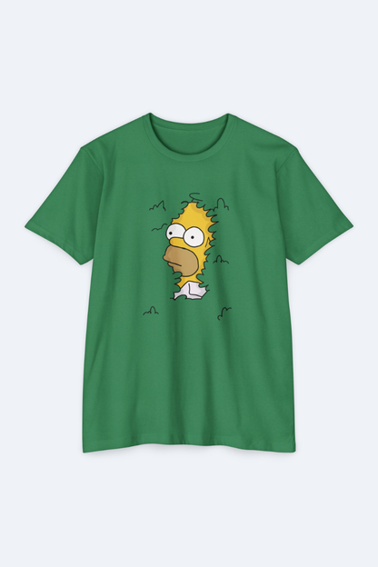 Homer Bushes Unisex Green T-Shirt