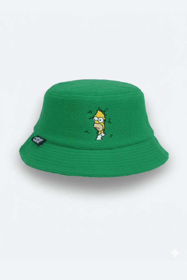 Homer in the Bushes Unisex Bucket Hat
